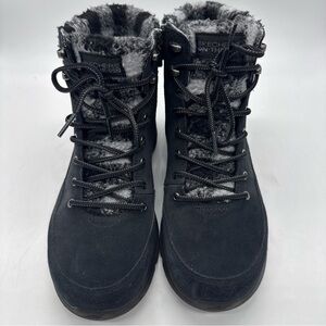 Skechers Women's Black and Gray Winter Boots
